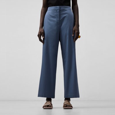 Pantalon droit en coton ADOLFO DOMINGUEZ