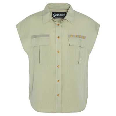 Chemise army sans manche SCHOTT