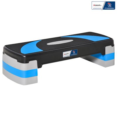 Stepper fitness hauteur reglable - collaboration Aosom.fr x FFHandball HOMCOM