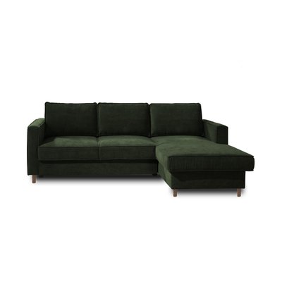 Canapé d'Angle Convertible en Velours côtelé 4 places - JAKE LISA DESIGN