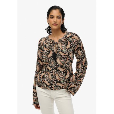 Bedruckte Bluse, lange Ärmel SUPERDRY