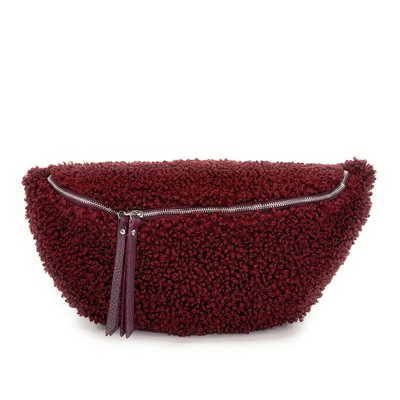 Grand Sac banane géant en cuir et peluche LOU PILOU XXL OH MY BAG