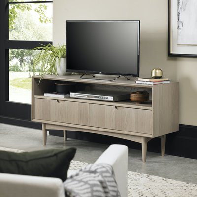 Meuble TV de salon en bois style déco scandinave COPENHAGUE PIER IMPORT