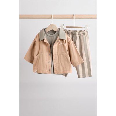 Chemise et pantalon bébé, 3 pièces NEXT
