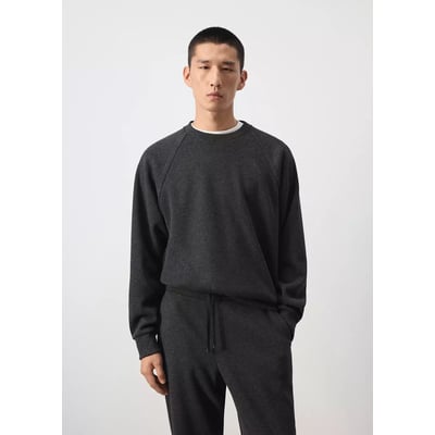 Sweat-shirt en maille grattée coupe regular fit MANGO MAN