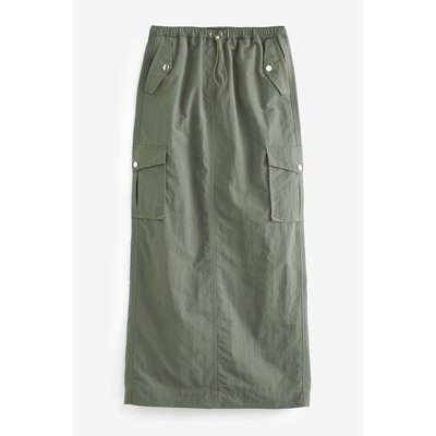 Jupe mi-longue cargo coupe classique NEXT