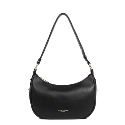 Sac besace zippé en cuir M, DONNA ARIA LANCASTER
