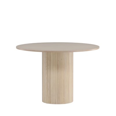 Table à manger 4 personnes ronde en bois- BIANCA VENTURE HOME
