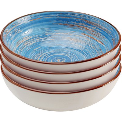 Lot de 4 bols 18cm, SWIRL KARE DESIGN