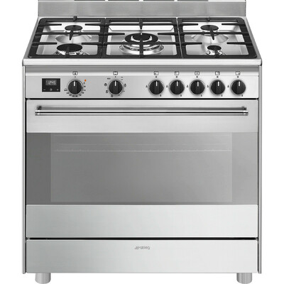 Piano de cuisson gaz 5 feux 90 cm BG91 SMEG