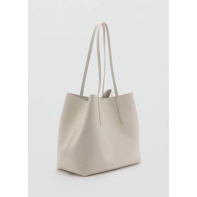 Sac shopper effet grainé MANGO