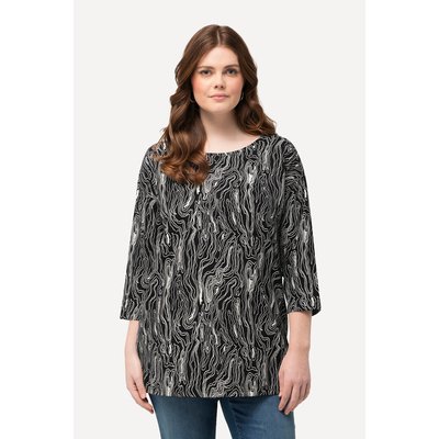 T-shirt oversized à imprimé lignes ULLA POPKEN