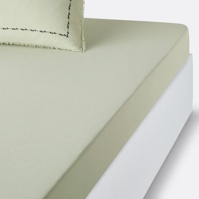 Fixleintuch Eleanor aus Baumwolle/Leinen, Steg 30 cm LA REDOUTE INTERIEURS