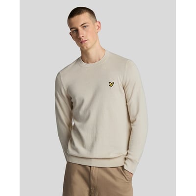 Pull en coton mérinos col rond LYLE & SCOTT