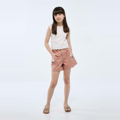Short en jean à poches brodées MONOPRIX