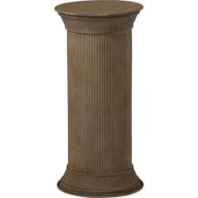 Socle colonne en métal, Finition laiton RECOLLECTION