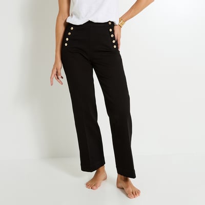 Jean flare POMPON F02 GRAIN DE MALICE
