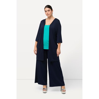 Gilet long en jersey côtelé ULLA POPKEN