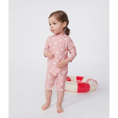 Combinaison imprimée fleurs, protection UV UPF50+ PETIT BATEAU