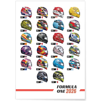 Affiche Championnat Formule 1 2026 L'AFFICHERIE