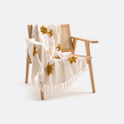 Solis Tufed Sunburst 100% Cotton Blanket LA REDOUTE INTERIEURS
