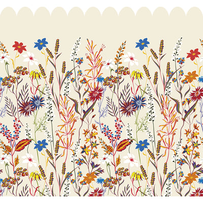 Jardin d'été - Soubassement adhésif 96 x 90 cm LE PAPIERS DE NINON