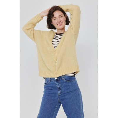 Cardigan boutonné en maille légère FADIME ARTLOVE