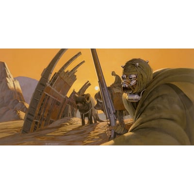 Papier peint Komar - Star Wars Classic RMQ Tusken - 500 x 250 cm HEXOA