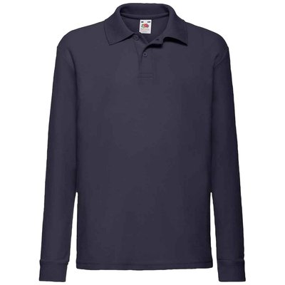Polo manches longues FRUIT OF THE LOOM