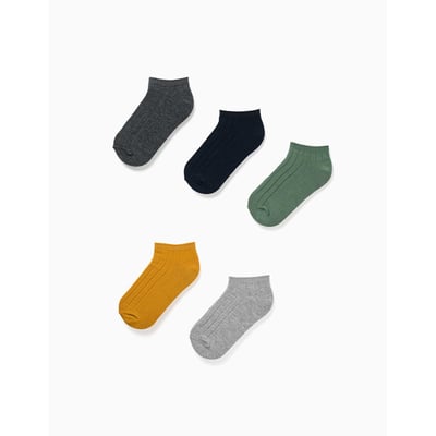 5 paires de socquettes côtelées ZIPPY