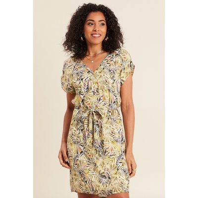 Robe droite fluide col en V BREAL