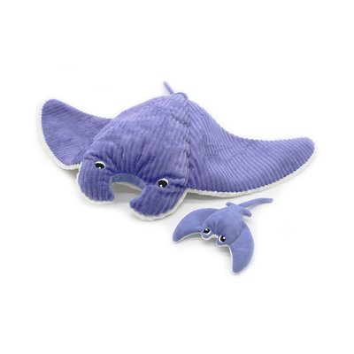 Peluche Mantalou la raie manta et son bébé LES DEGLINGOS
