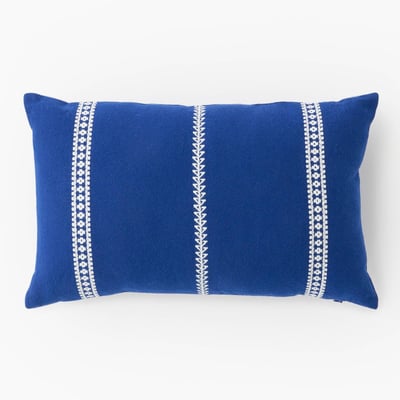 Coussin jacquard, 30x50cm, 100% coton MONOPRIX