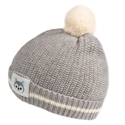 Bonnet avec patch petit loup ISOTONER