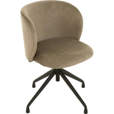 Chaise velours   design pivotant assise confortable RECOLLECTION