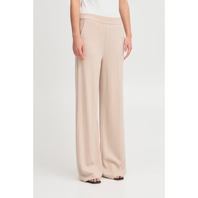 Pantalon jambes larges, taille haute ICHI