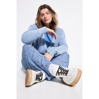 Sneakers en cuir suédé, rayures - largeur H STUDIO UNTOLD