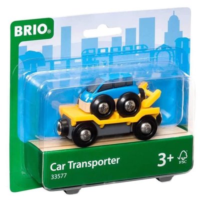Wagon Transport de voiture bleu BRIO