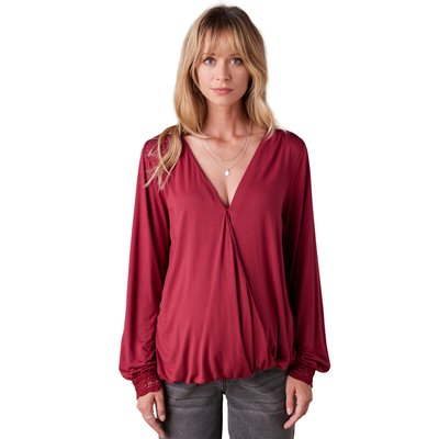 Tee-shirt grossesse effet blouse croisé devant ENVIE DE FRAISE