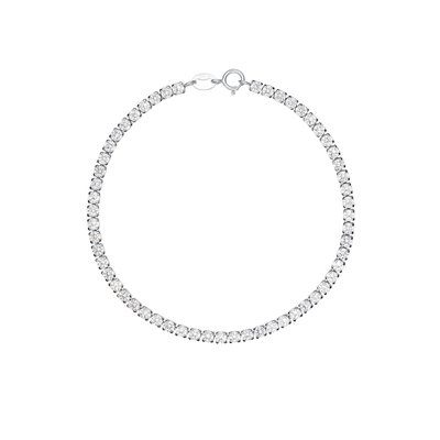 Bracelet en argent 925 et oxyde de zirconium CLEOR
