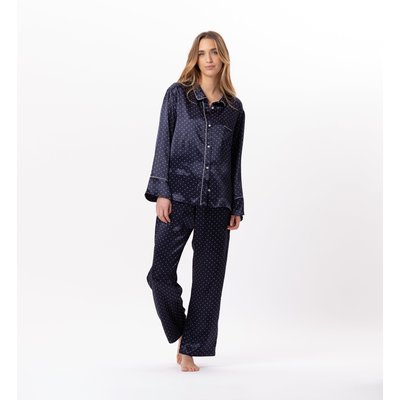 Pyjama boutonné en viscose MOON 806 LE CHAT