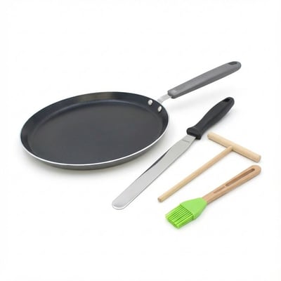 Set chandeleur crêpière 26 cm et 3 ustensiles DUCATO ELO