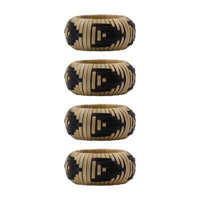 Ronds de serviette Bam lot de 4 HOUSE DOCTOR