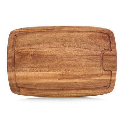 Planche à découper avec rigole bois acacia ZELLER PRESENT