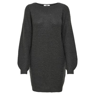Robe pull en maille mousseuse, col rond JDY