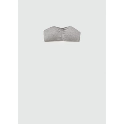 Top bandeau froncé MANGO TEEN