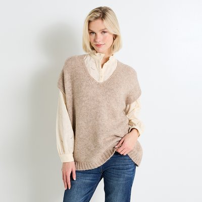Pull loose col V GRAIN DE MALICE
