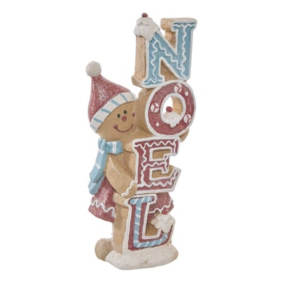 MOT RESINE NOEL GINGER H25 FEERIC LIGHTS & CHRISTMAS
