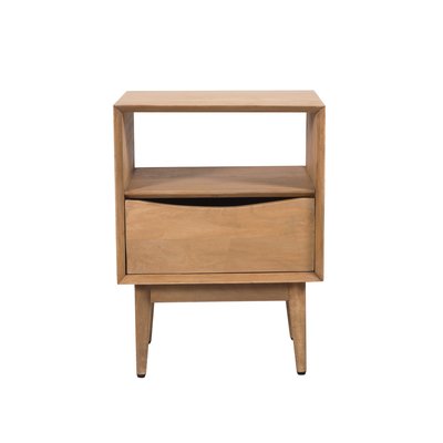 Table de chevet 1 tiroir en bois de manguier - GUTE RENDEZ-VOUS DÉCO