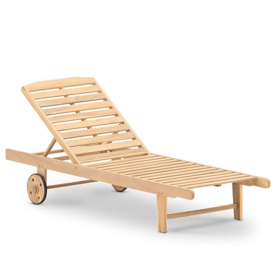 Transat de jardin en bois, JAVA LIGHT DEFORA HOME